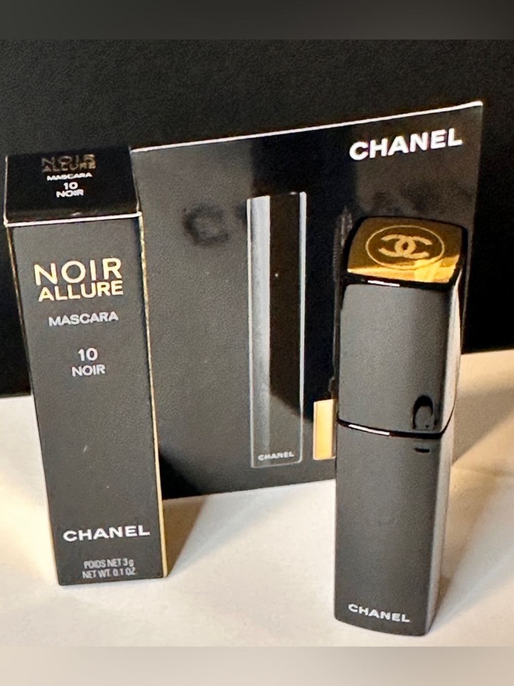 CHANEL Allure Black Mascara. 10 Noir Mini Travel Sample BRAND NEW IN BOX